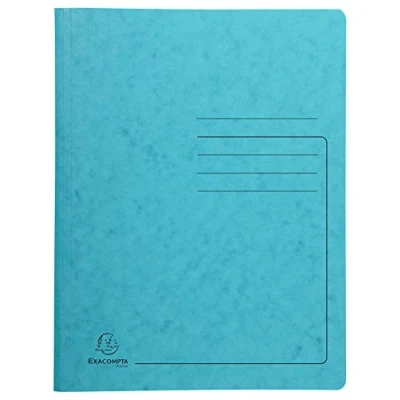 Imagen de Exacompta 240236E Carpeta archivadora con resorte para documentos perforados (355 g/m2), color turquesa