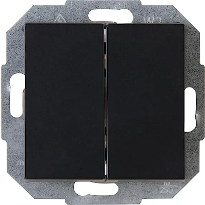 Imagen de Kopp Athenis 587350088 Interruptor de conmutación (IP20, acabado mate), color negro