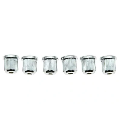 Imagen de KAISH 6 casquillos cromados para cuerda de guitarra 5/16 pulgadas USA Tele/Telecaster