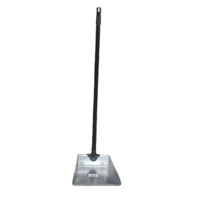 Imagen de Keroppa, Recogedor Galvanizado con Mango, Metálico, Mango de 79 cm, Duradero y Resistente, Fabricado en España, Gran Capacidad Recogida