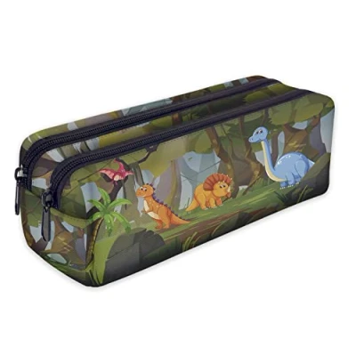Imagen de Ferocity Estuches plumier la Tuba Estuche Lapices de Gran Capacidad Colores para Niñas y Niño Dinosaurios Lindo [107]