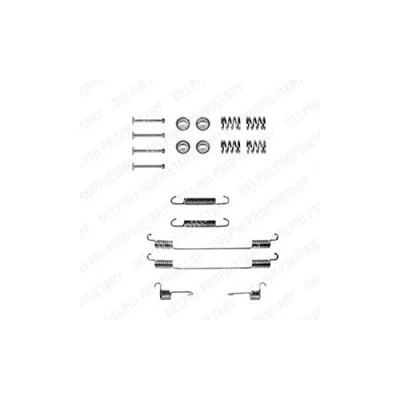 Imagen de DELPHI LY1122 Juego de accesorios, zapatas freno