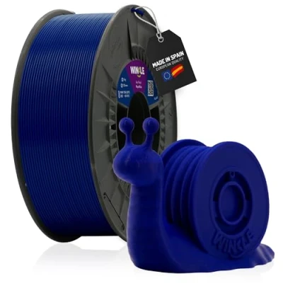Imagen de WINKLE Filamento PLA HD Azul Royal Impresora 3D 1,75mm 1kg Compatible con Todas las Impresoras Precisión Dimensional Bobina