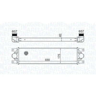 Imagen de MAGNETI MARELLI 351319204780 Intercooler RENAULT: MASTER 2 Kasten, Pritsche/Fahrgestell