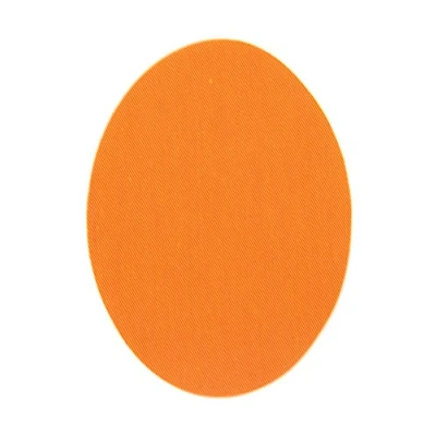 Imagen de Haberdashery Online 6 rodilleras niños color Naranja termoadhesivas de plancha. Coderas para proteger tu ropa y reparación pantalones, chaquetas, jerseys, camisas. 10,5 x 8 cm. Ref. 71.