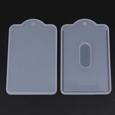 Imagen de Molde de resina para tarjetas, hecho a mano, epoxi, soporte silicona UV almacenamiento joyería, manualidades, manualidades