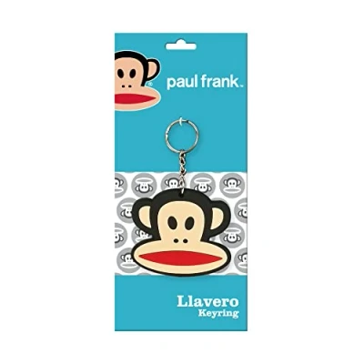 Imagen de Llavero con Anilla Metálica Paul Frank Team Player, 80x30 mm