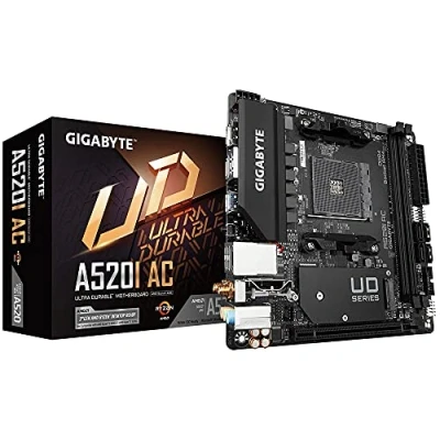 Imagen de Gigabyte A520I AC ITX Motherboard for AMD AM4 CPUs