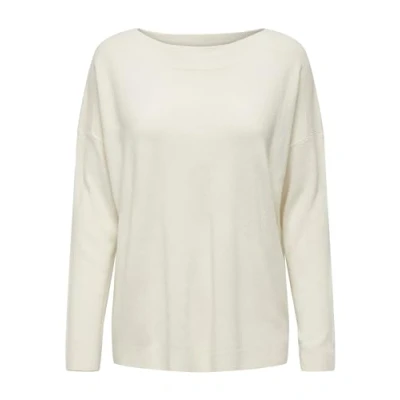 Imagen de ONLY Ubootausschnitt Jersey de punto, Mujer, Talla: Small, Cloud dancer