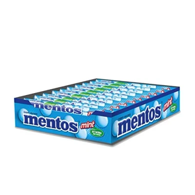 Imagen de Mentos Menta, Caramelo Masticable 20 unidades de 38 gr (Total 760 gr)