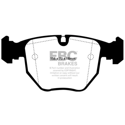 Imagen de Juego de pastillas EBC Brakes DP21036