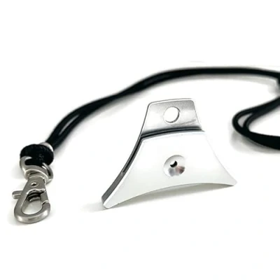 Imagen de Logan A1 Sheepdog silbato y cuerda de vela cordón (Plata)