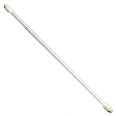 Imagen de Riel Chyc 53.276 Portavisillos Extensible Oval Blanco, 40 60cm, 2 Piezas