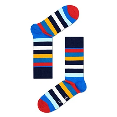 Imagen de Happy Socks Stripe Sock, Calcetines Unisex adulto, Multicolor (Multi Blau 605), 36 40