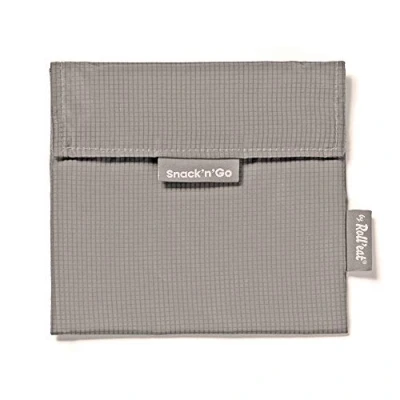 Imagen de Roll&#039;eat ® Porta Sandwich Reutilizable, Bolsa Ecológica sin BPA, Bocadillo de Color Gris Snack&#039;n&#039;Go Active
