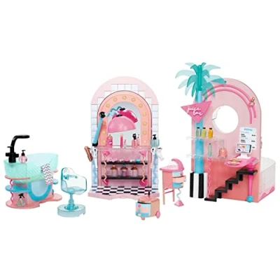 Imagen de L.O.L. Surprise! LOL Surprise Shine On Salon &amp; SPA con más de 65 sorpresas Luces y Agua Incluye una Cascada Real, un Espejo Iluminado Juego Completo 360 Edad: 4+ años