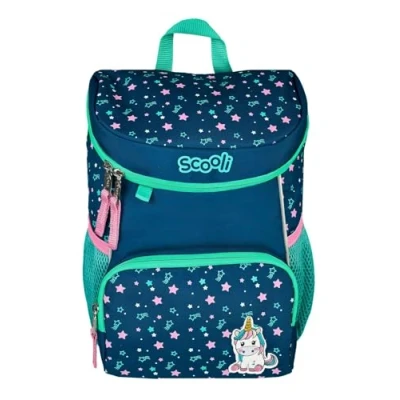 Imagen de Scooli Mini Me Nursery Backpack with Removable Chest Strap for Boys and Girls, Ergonomic Preschool Nursery, Lots of Storage Space, Very Light, Blue, blue