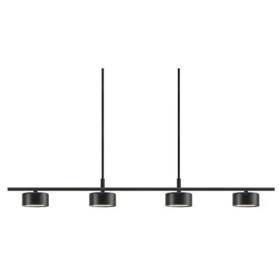Imagen de Nordlux Lámpara colgante LED Clyde, 4 luces, recta