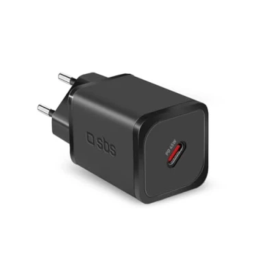 Imagen de Cargador De Pared Sbs Gan Power Delivery 45w Usb c Negro