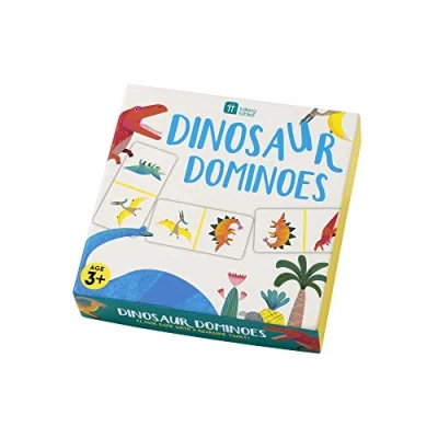 Imagen de Talking Tables Dino Dominoes Domino Dinosaurios para Niños, Papel