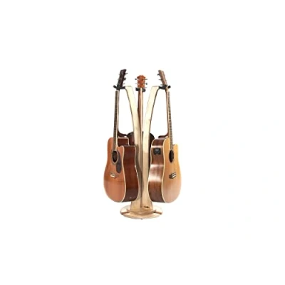 Imagen de Ruach GS 1 Soporte triple para guitarra acústica/eléctrica, abedul