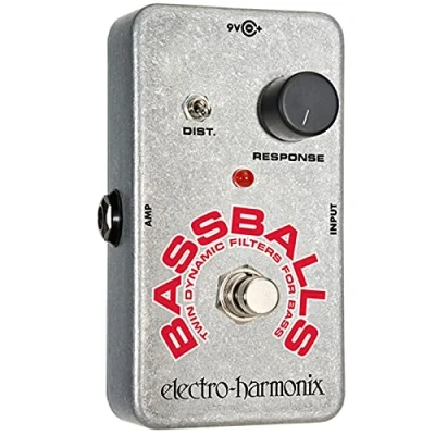 Imagen de electro harmonix BassBalls Pedal de filtros para bajo, color plateado