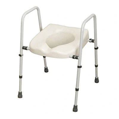 Imagen de NRS Healthcare M66613 Asiento para inodoro, altura ajustable