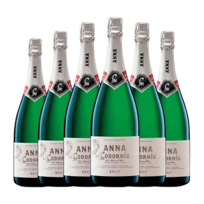 Imagen de Codorníu Anna Brut Cava Reserva 75 cl Espumoso blanco (Caja de 6 Botellas cl)