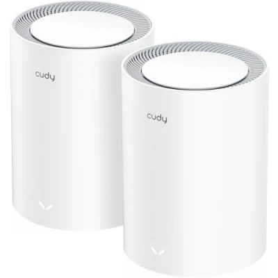 Imagen de Cudy Sistema de malla Wi Fi BE3600 WiFi 7 doble banda, 3.6 Gbps 160 MHz, cobertura hasta 4.800 pies cuadrados, 3 puertos Gigabit, compatible con múltiples VPN, control aplicación (M3600,