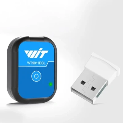 Imagen de [Acelerómetro Bluetooth 5.0 + inclinómetro] WT9011DCL MPU9250 Giroscopio de 9 ejes alta precisión ángulo (XY 0.2 precisión)+Magnetómetro con filtro Kalman, sensor AHRS IMU 3 baja