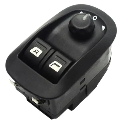 Imagen de GEEANDLY Interruptor Mando Elevalunas Botonera botón del conductor 6554.WA 96622541XT compatible con Peugeot 206 306
