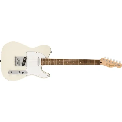 Imagen de Squier by Fender Affinity Series Telecaster, Guitarra Eléctrica, Diapasón de Laurel la India, Blanco Olímpico