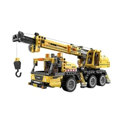 Imagen de Cada Technic Camión Grúa con Movimiento De Color Amarillo 658 Piezas + 8 (DEQUBE 927DE65005)