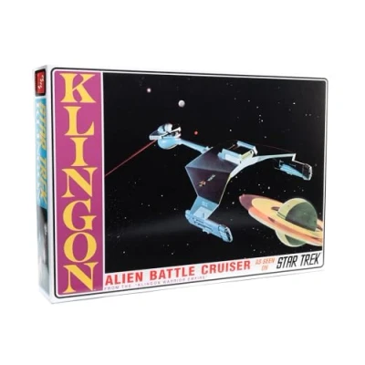 Imagen de AMT Star Trek: The Original Series Klingon Battle Cruiser 1:650 Kit de modelo a escala