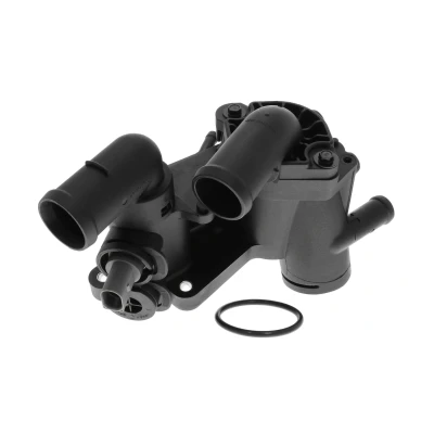 Imagen de VEMO V15 99 2092 Caja del termostato con cubierta de tapón Original calidad VOLKSWAGEN: Fox Hatchback, Polo IV Hatchback
