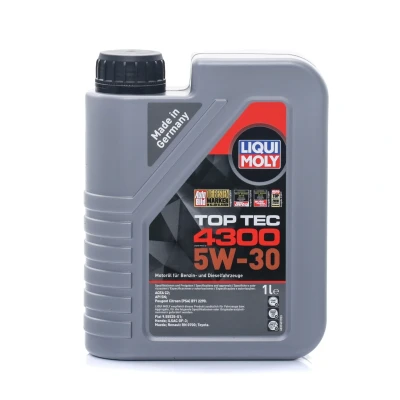 Imagen de Aceite de motor LIQUI MOLY TOP TEC 4300 5W30 1L