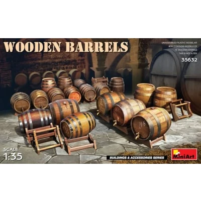 Imagen de Miniart 1:35 Barriles de Madera (MA35632)