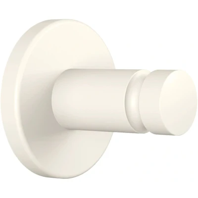 Imagen de tesa® MOON WHITE Perchero para Toallas Colgador de Baños Estilo Industrial o Moderno Autoadhesivo, Sin Taladro 37 mm x 36 Blanco Mate
