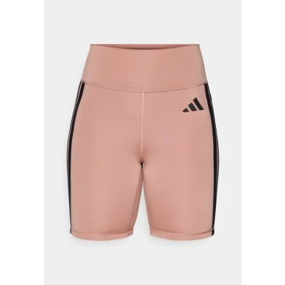 Imagen de adidas Performance Optime Essentials 3STRIPES Short Leggings Medias, Mujer, Talla: XSx5&quot;, Warm clay/black