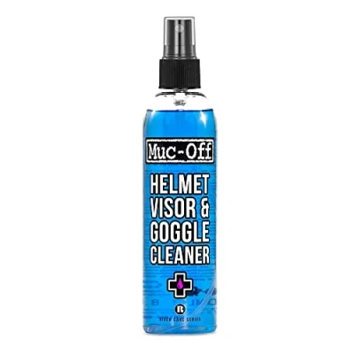 Imagen de Muc Off Limpiador de Casco, Visera y Gafas Ciclismo, 30 Ml Spray Limpieza Biodegradable Antibacteriano para Casco Bicicleta, Moto