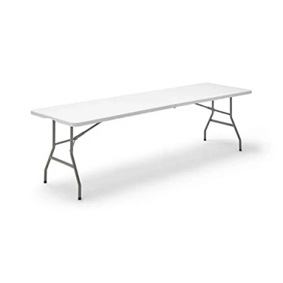 Imagen de KG KITGARDEN Mesa Plegable Portátil Multifuncional, 240x74x74cm, Blanco
