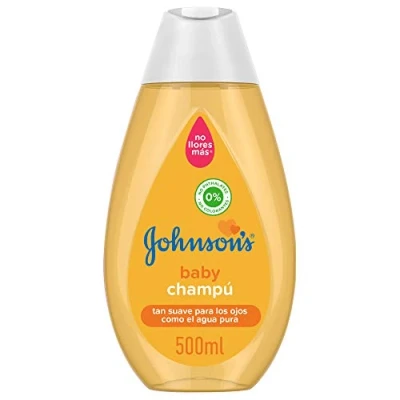 Imagen de Johnson&#039;s Baby champú clásico con fórmula No llores más (500 ml), infantil para niños y bebés hipoalergénico pH equilibrado, sin sulfatos ni parabenos