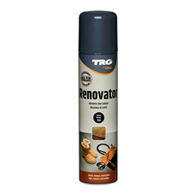 Imagen de TRG The One Spray Renovador para calzado de Ante, Nubuck y Microfibra #118 Negro, 250ml