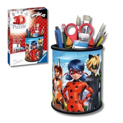 Imagen de Ravesburger 3D Puzzle, Portalàpices Miraculous, 54 Piezas, Edad Recomendada 6+, 11278 4