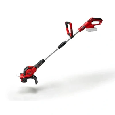 Imagen de Einhell Recortadora de césped con batería GE CT 18/28 Li Solo Power X Change (iones litio, 18 V, 28 cm anchura corte, hilo, cabezal motor giratorio e inclinable, sin ni cargador)