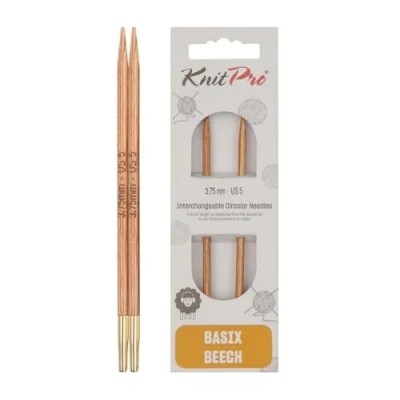 Imagen de KnitPro Puntas de Tejer Circulares Intercambiables Basix Birch 3,75 mm 1 Unidad