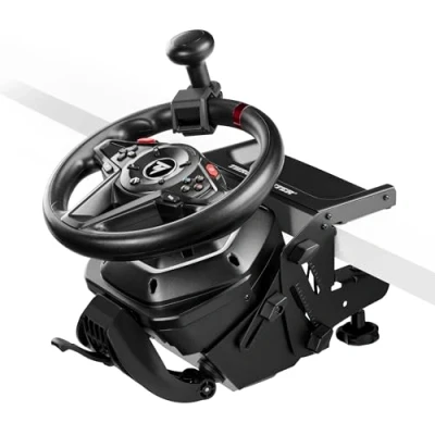 Imagen de Thrustmaster T128 SimTask Pack Volante de Carreras, Sistema Fijación Steering Kit para Juegos Simulación (Xbox/PC)