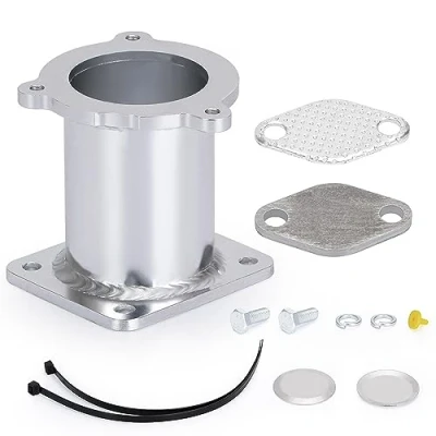 Imagen de CINASA Kit de eliminación EGR Aluminio Bypass obturación for BMW 5 Series E60 E61 E61N 520i 525d 530d 535d EGR08