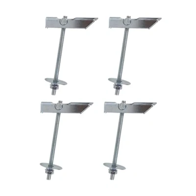 Imagen de DOJA Industrial Taco Basculante M6 PACK 4 Anclaje de Vuelco para fijación elementos en pared hueca o techo Tacos Balancín fijar ventiladores pared, entre otros usos.