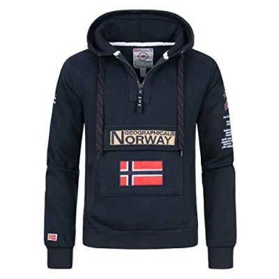 Imagen de Sudadera GYMCLASS de hombre ass AZUL MARINO XXL Geographical Norway